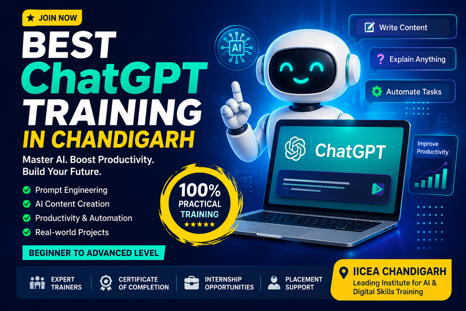 Best ChatGPT Training in Chandigarh | ChatGPT Course in Chandigarh | ChatGPT Institute in Chandigarh Mohali